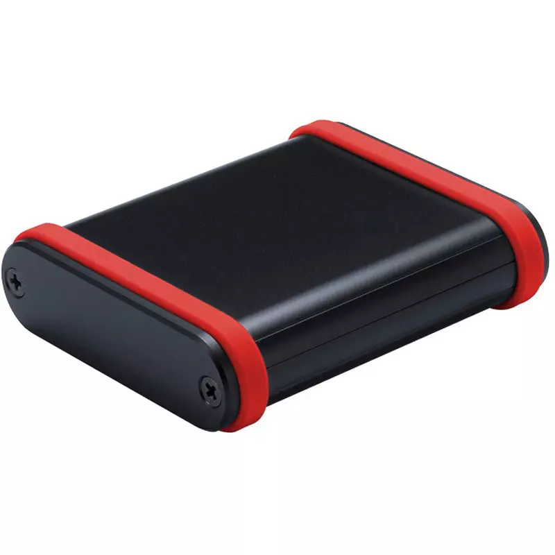 TAKACHI MXB Series Aluminum Mobile Case with Silicone Band 72.5x23.5x84 mm, MXB2-7-8BRP