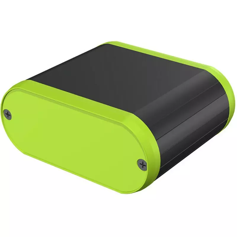 TAKACHI MX Series Round Mobile Case 95x40x80 mm black / lime, MX4-10-8BLH