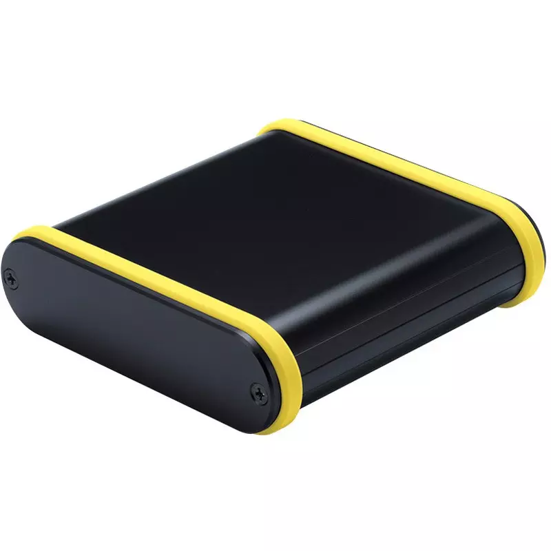 TAKACHI MXB Series Aluminum Mobile Case with Silicone Band 113.9x33.5x112 mm, MXB3-11-11BYP