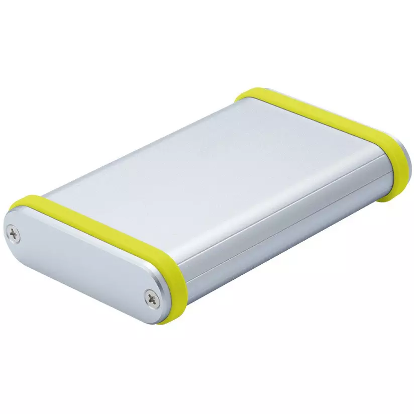 TAKACHI MXB Series Aluminum Mobile Case with Silicone Band 72.5x23.5x114 mm, MXB2-7-11SGP