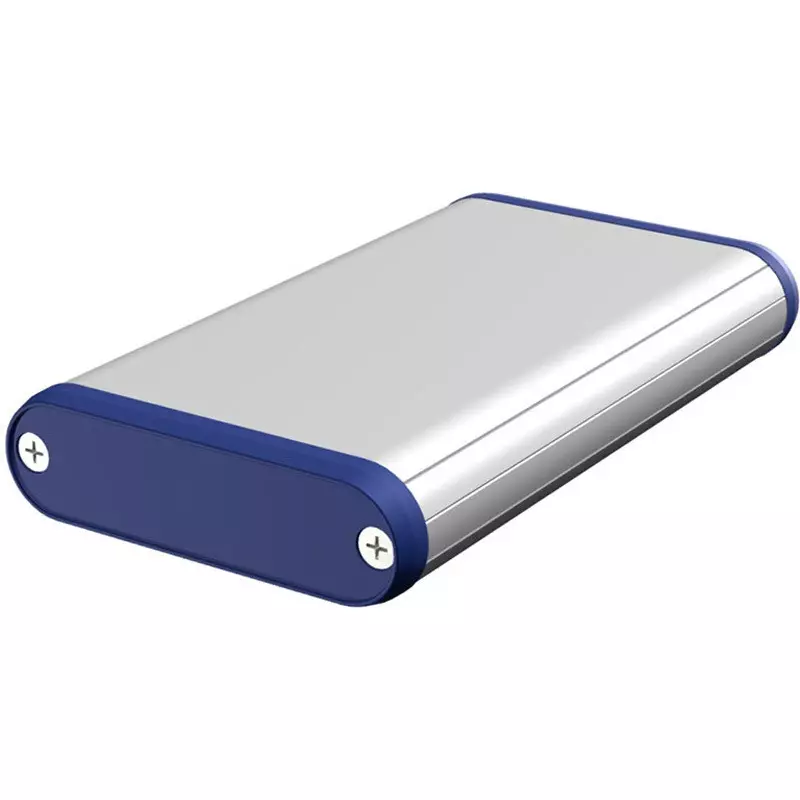 TAKACHI MX Series Round Mobile Case 70x20x120 mm Silver / Navy, MX2-7-12SNH