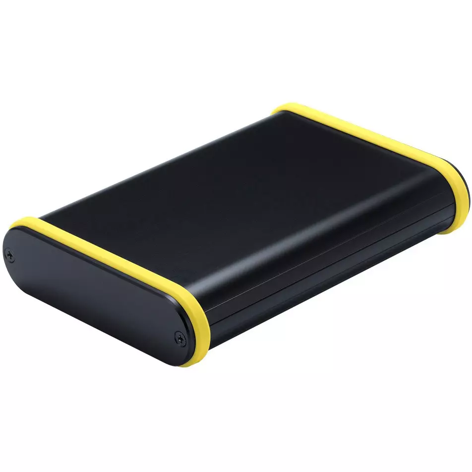TAKACHI MXB Series Aluminum Mobile Case with Silicone Band 113.9x33.5x162 mm, MXB3-11-16BYP
