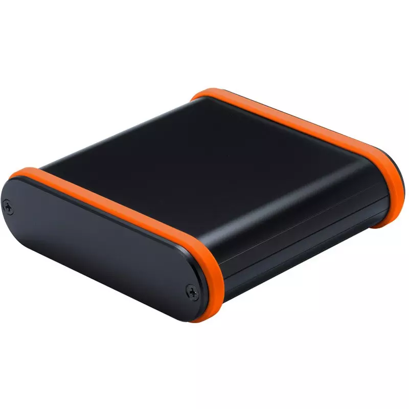 TAKACHI MXB Series Aluminum Mobile Case with Silicone Band 113.9x33.5x112 mm, MXB3-11-11BOP