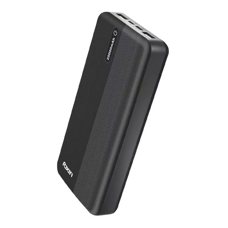 Foxin Poly 20000 mAh Black Fast Charging Power Bank, FPB 247 (Pack of 5)