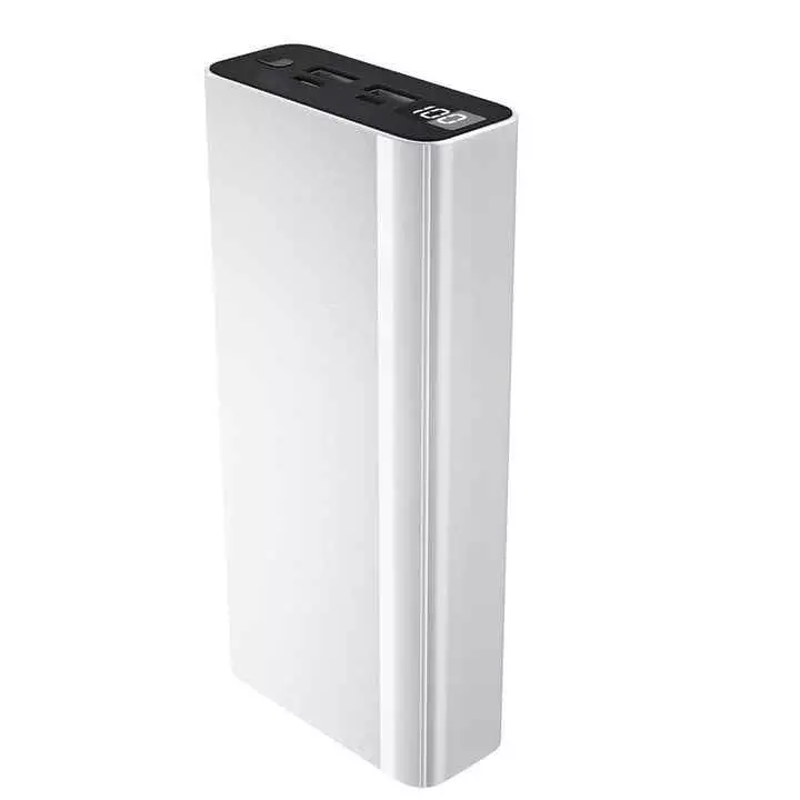 PremiumAV Power Bank 20000 mAh Dual USB Output, Type-C & Micro USB Input White