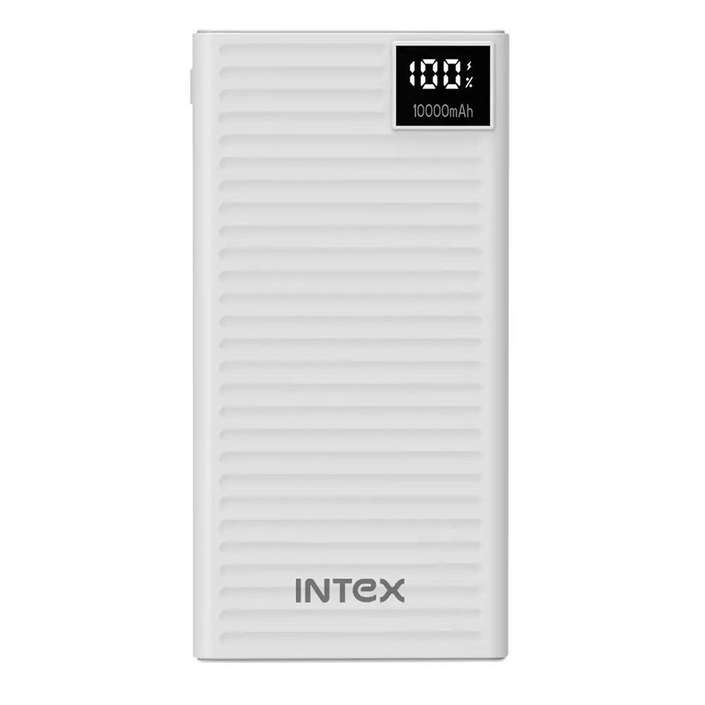 INTEX Power Bank 10000 mAh Capacity 22.5 W Maximum Output Power White, Strong Comet 10k Poly