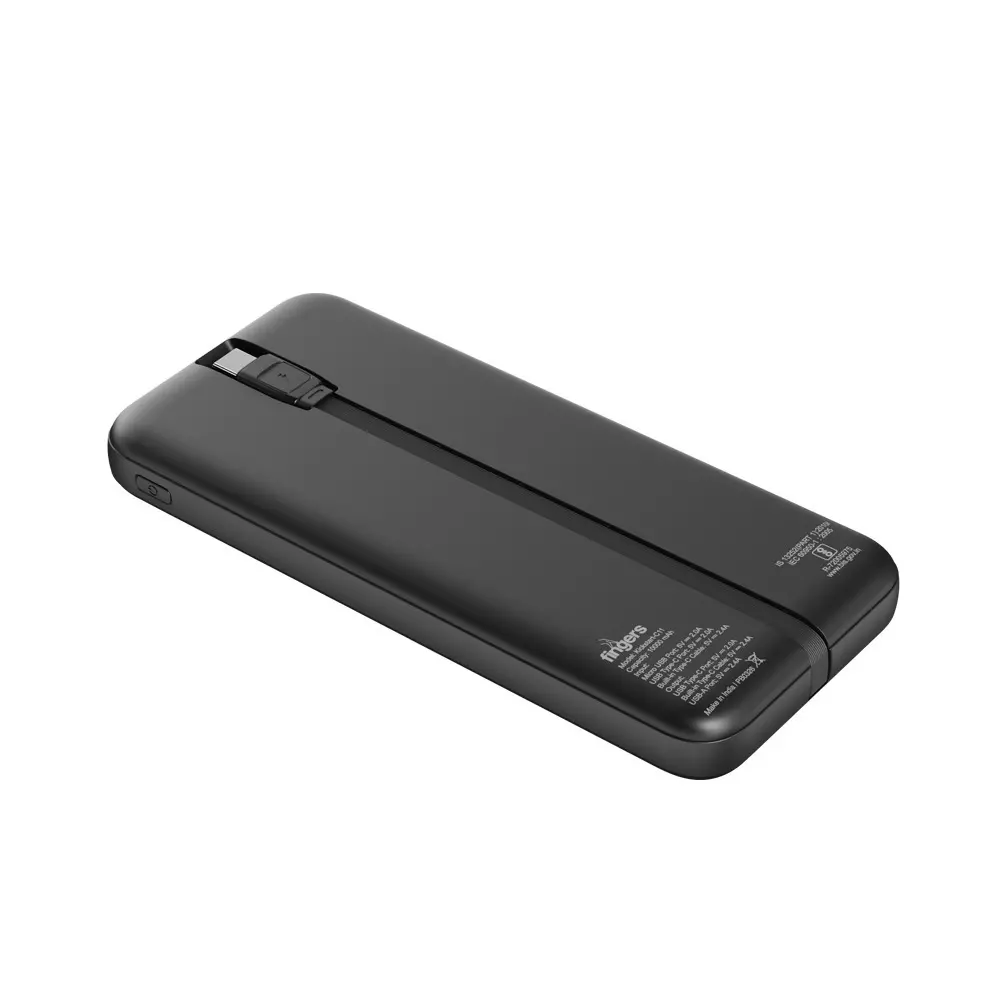 fingers-power-bank-10000-mah-battery-capacity-12-w-output-power-li-polymer-battery-cell-composition-black-color-kickstart-c11