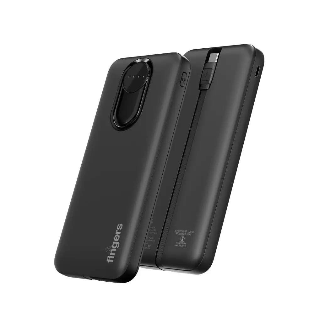 fingers-power-bank-10000-mah-battery-capacity-12-w-output-power-li-polymer-battery-cell-composition-black-color-kickstart-c11