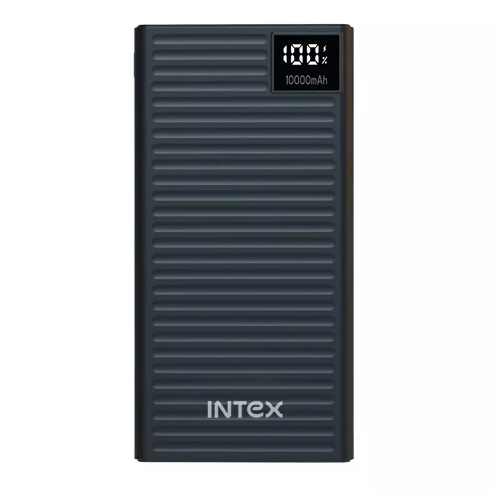 INTEX Power Bank 10000 mAh Capacity 22.5 W Maximum Output Power Black, Strong Comet 10k Poly