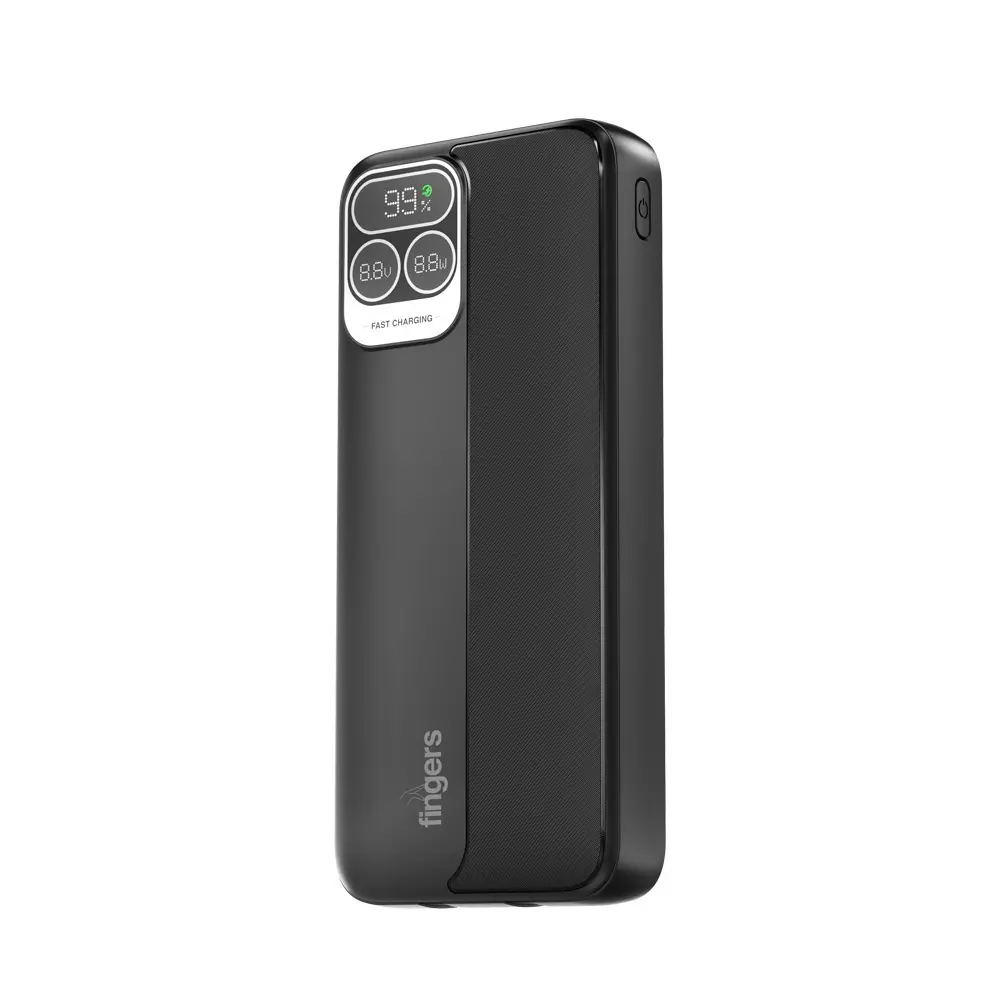 fingers-power-bank-20000-mah-battery-capacity-li-polymer-battery-cell-composition-rick-black-color-powerpump-p65
