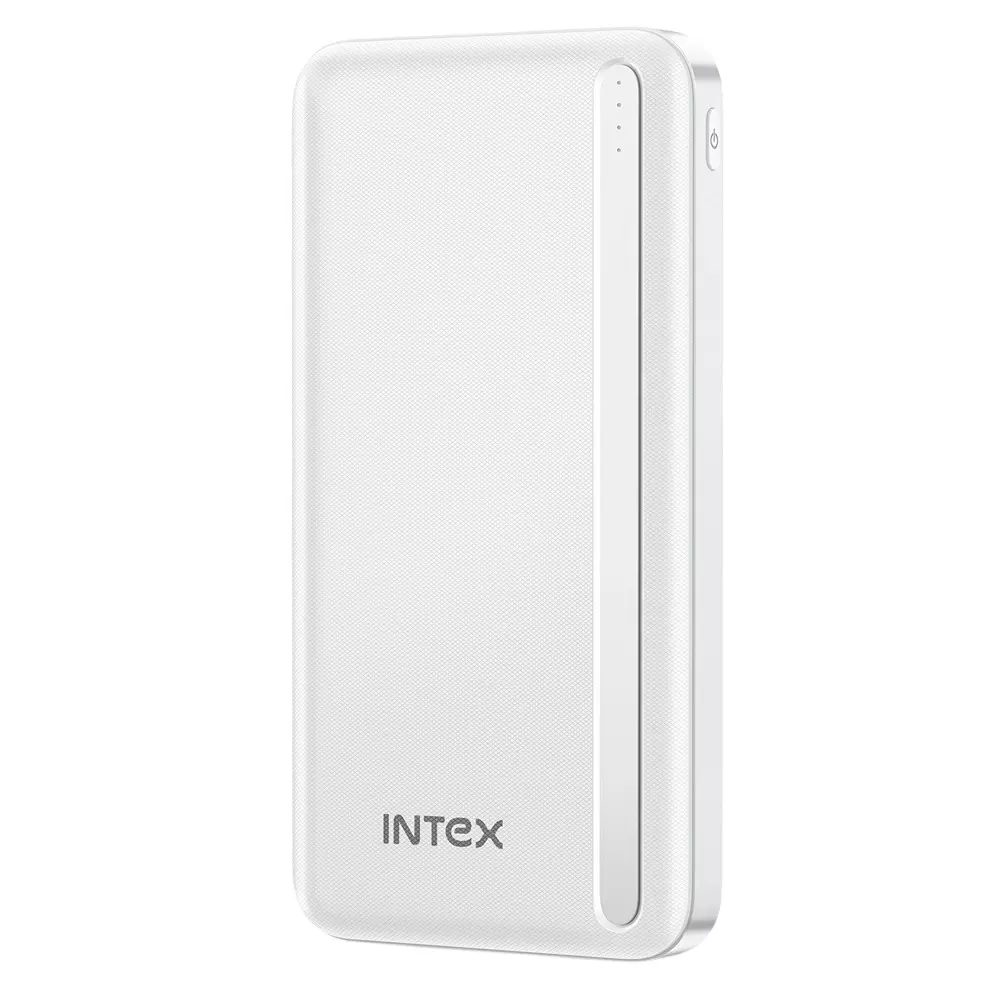 INTEX Power Bank 10000 mAh Capacity 12 W Maximum Output Power Cream White, Ultra 10K Poly W