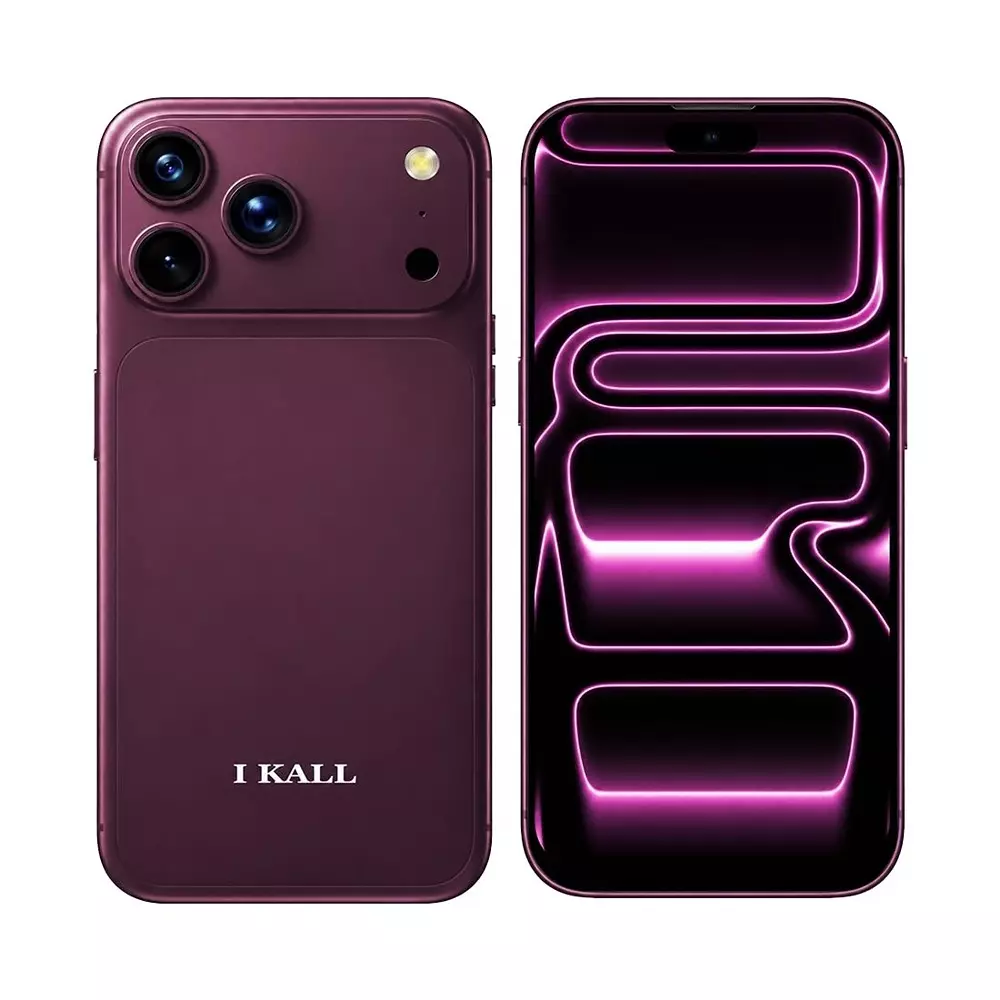 I Kall Z18 Smartphone Android 14 64 GB ROM 4 GB RAM Dual Sim 5000 mAh Battery 20 MP Rear Camera Purple, Z18-PRPL(4+64GB)