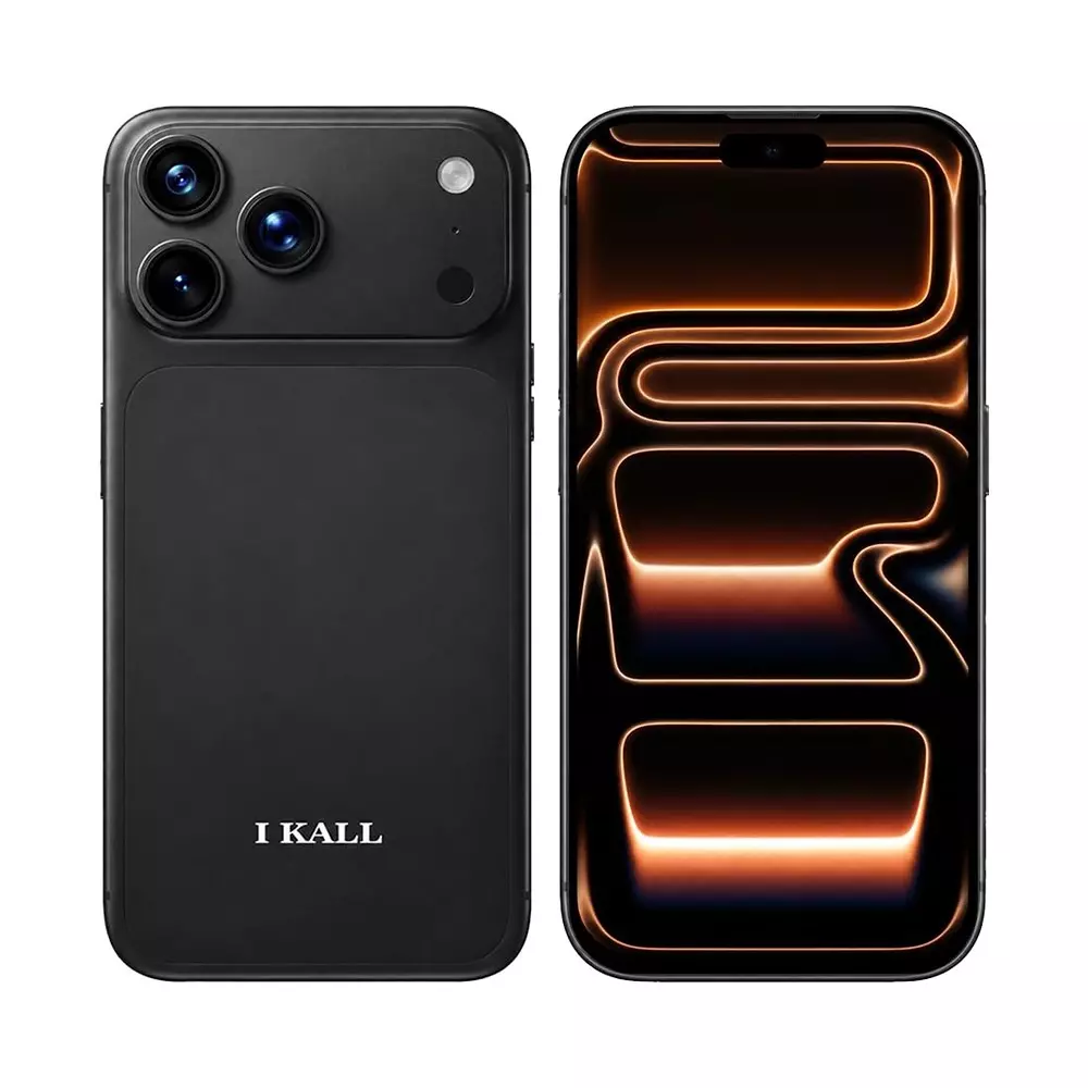I Kall Z18 Smartphone Android 14 64 GB ROM 4 GB RAM Dual Sim 5000 mAh Battery 20 MP Rear Camera Black, Z18-BLK(4+64GB)