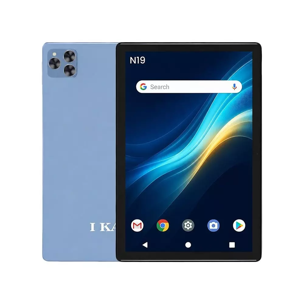 I Kall N19 4G Calling Tablet Android 12 64 GB ROM 4 GB RAM Dual Sim 6000 mAh Battery Octa-Core MediaTek MTK6757 Processor Blue, IKL-BLUE-N19TAB