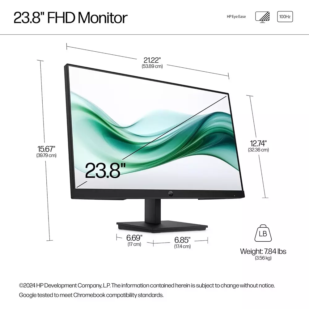 hp-monitor-238-inch-60450-mm-screen-size-va-display-type-169-aspect-ratio-1920-x-1080-native-resolution-5-milliseconds-response-time-100-hz-refresh-rate-9u5c1aa
