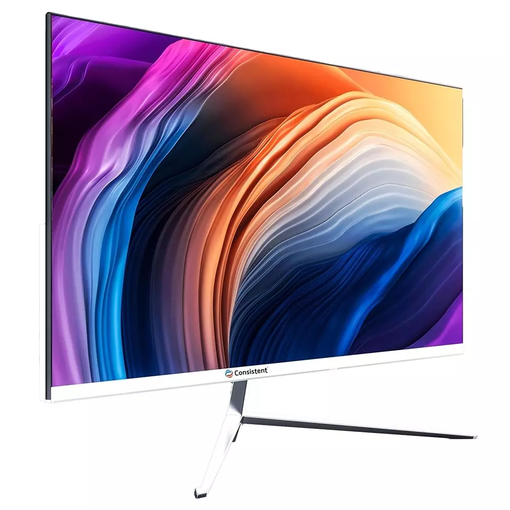 Consistent LED Monitor White 68.58 cm (27 inch) 1920x1080 Pixels 16.7 M Color Display 75 Hz Refresh Rate, CTM2700