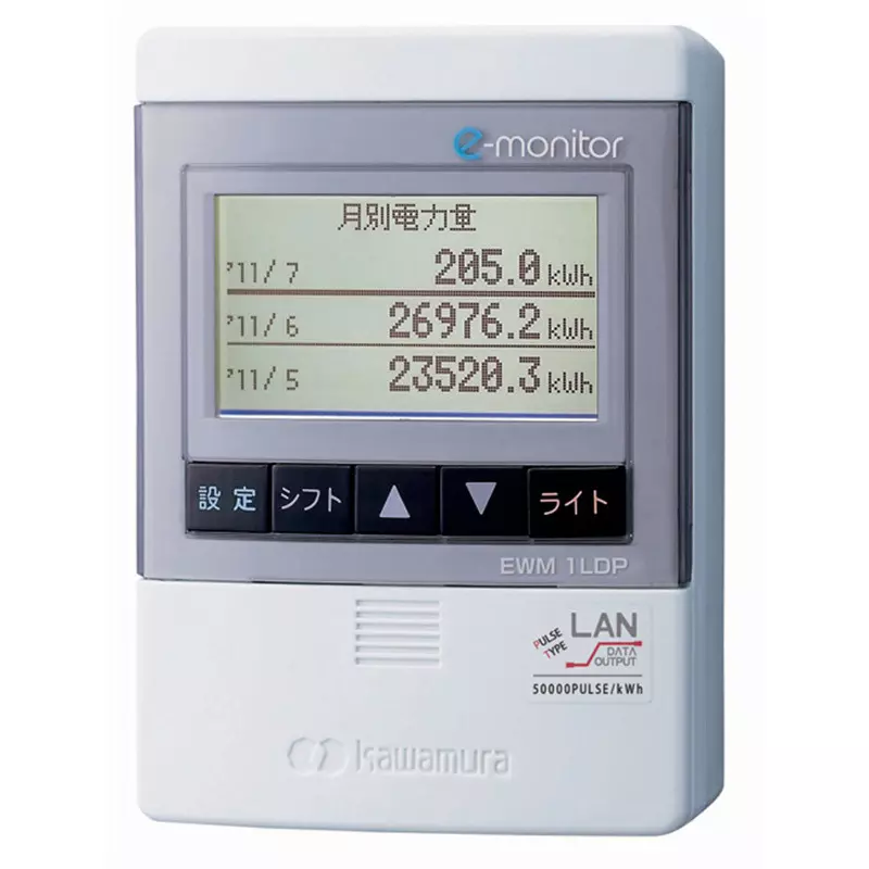 Kawamura E Monitor Ewm 140x100x40.5 mm Dimensions, EWM1LDP