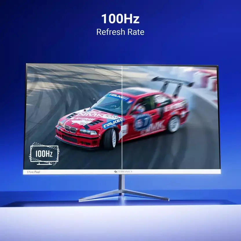 Zebronics Gaming Monitor 68.58 cm (27 inch) Full HD IPS Panel Display 100 Hz Refresh Rate with 300 Nits Brightness