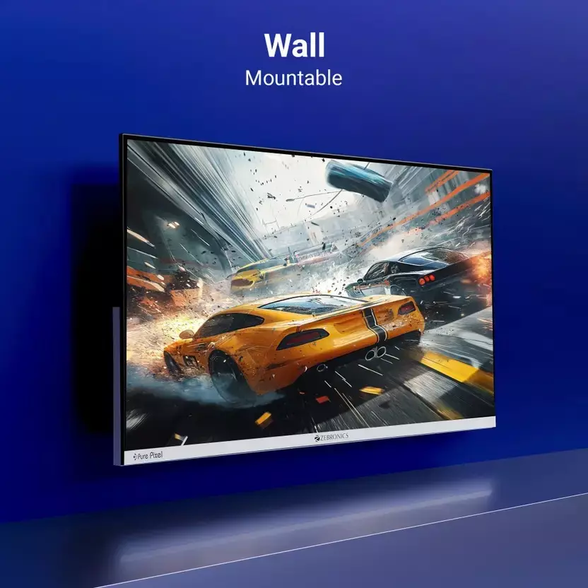 Zebronics Gaming Monitor 68.58 cm (27 inch) Full HD IPS Panel Display 100 Hz Refresh Rate with 300 Nits Brightness