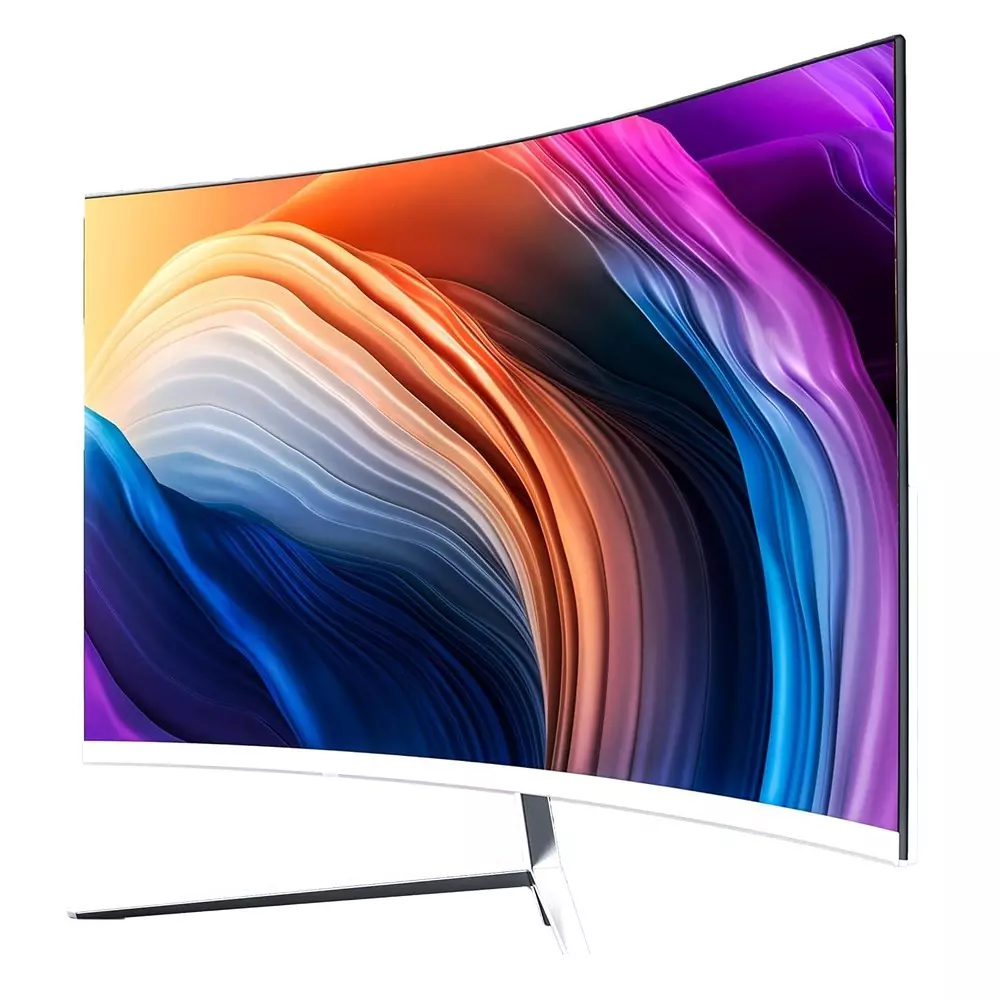 Consistent Curved LED Monitor White 80 cm (32 inch) 1920x1080 Pixels 16.7 M Color Display, CTM3200