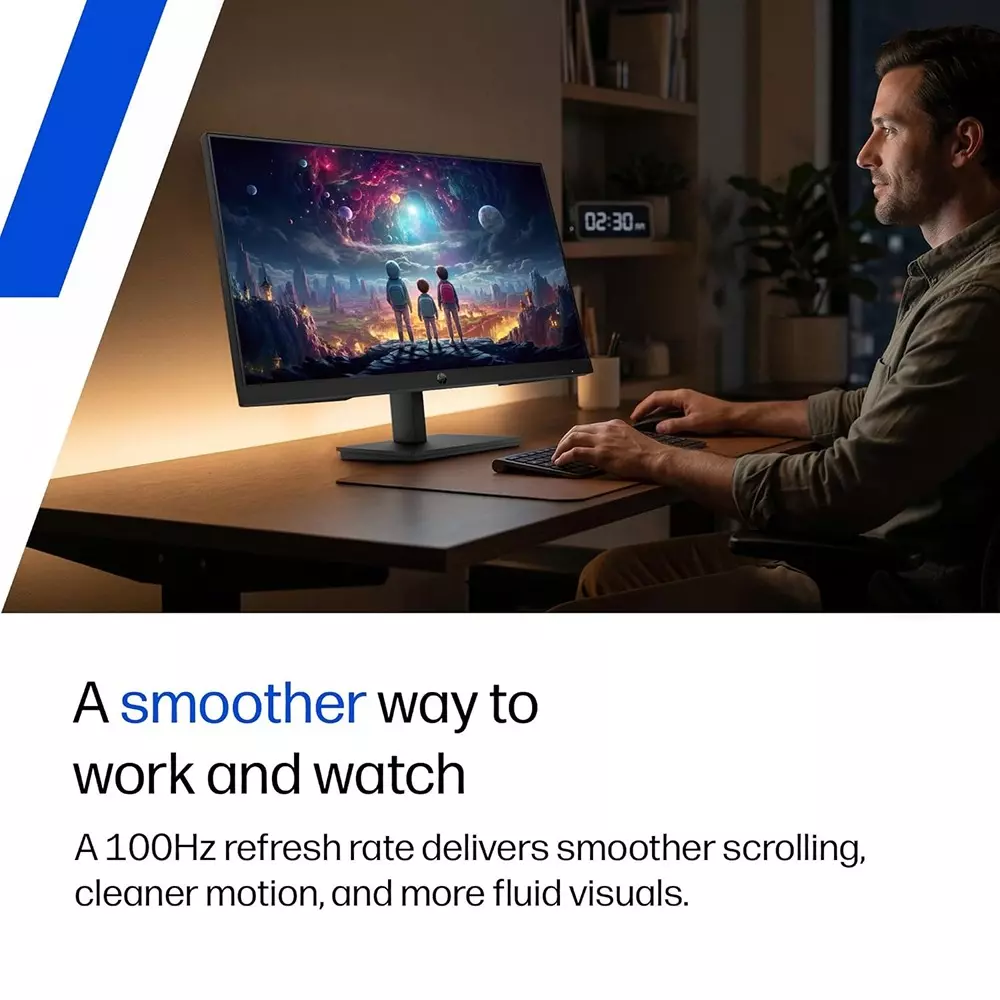 hp-monitor-238-inch-60450-mm-screen-size-lcd-display-type-169-aspect-ratio-1920-x-1080-native-resolution-5-milliseconds-response-time-100-hz-refresh-rate-9u5j5ut