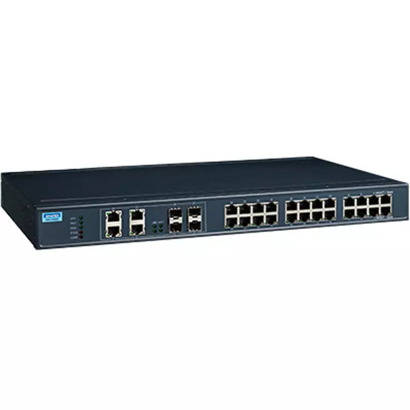 Advantech Ethernet Switch -40 to 70â„ƒ Operating Temperature Range 28 ports No. of Port, EKI-2428G-4CI-BE