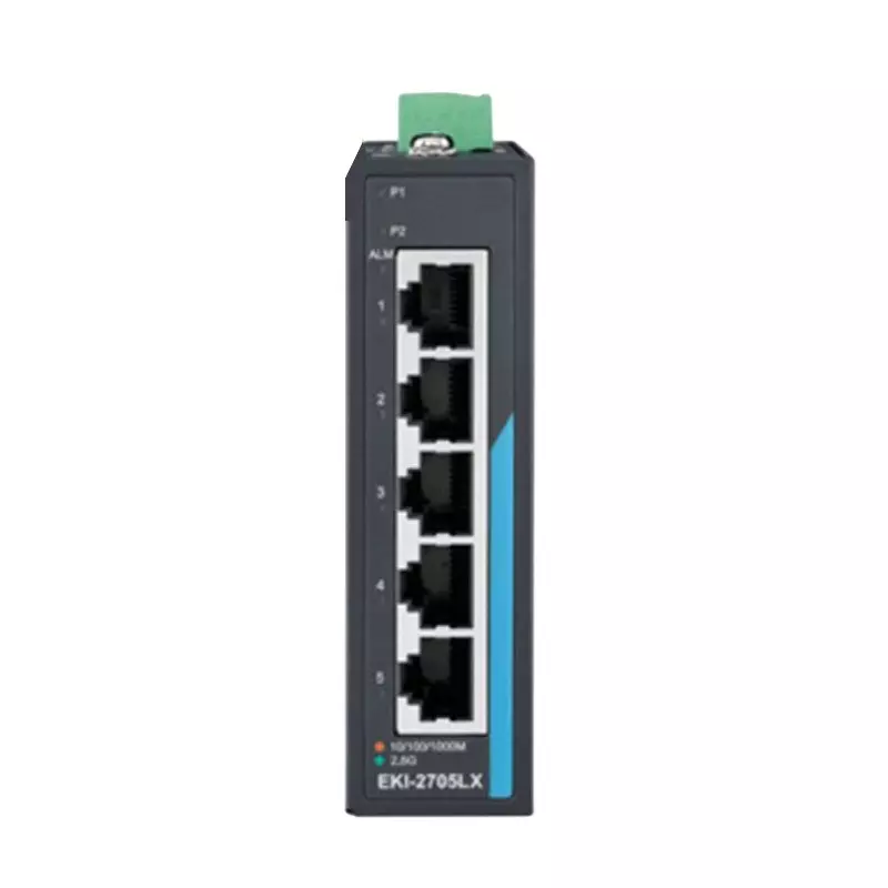 Advantech Ethernet Switch -10 to 60â„ƒ Operating Temperature Range Ethernet Interface 5 ports No. of Port, EKI-2705LX-A