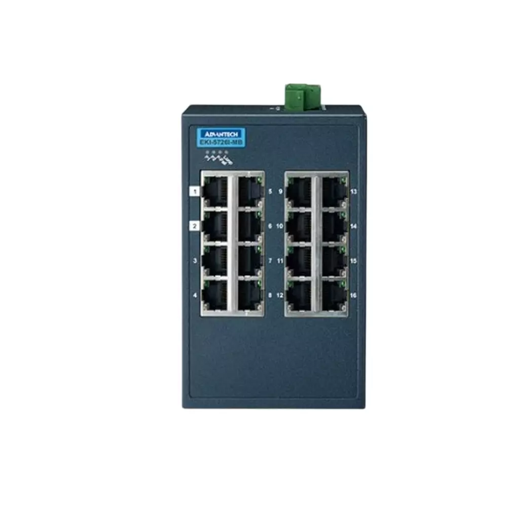 Advantech Ethernet Switch -40 to 75â„ƒ Operating Temperature DIN rail/wall Type of Sign, EKI-5726I-MB-AE