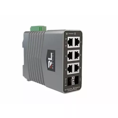 Red Lion Managed 8 Port Industrial Ethernet Switch, NT-5008-DM2-0000