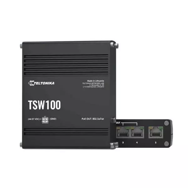 Teltonika Unmanaged Ethernet Switch -40�C to +75�C, TSW100010000