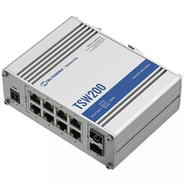 Teltonika Unmanaged Ethernet Switch Ethernet Interface, TSW200000070