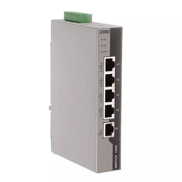 Phoenix Contact Unmanaged Ethernet Switch Ethernet Interface, 1026937
