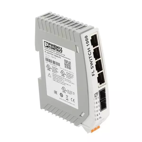 Phoenix Contact FL Switch Ethernet, Fiber Optic Interface, 1084159