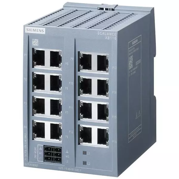 Siemens Unmanaged Ethernet Switch Ethernet Interface, 6GK51160BA002AB2