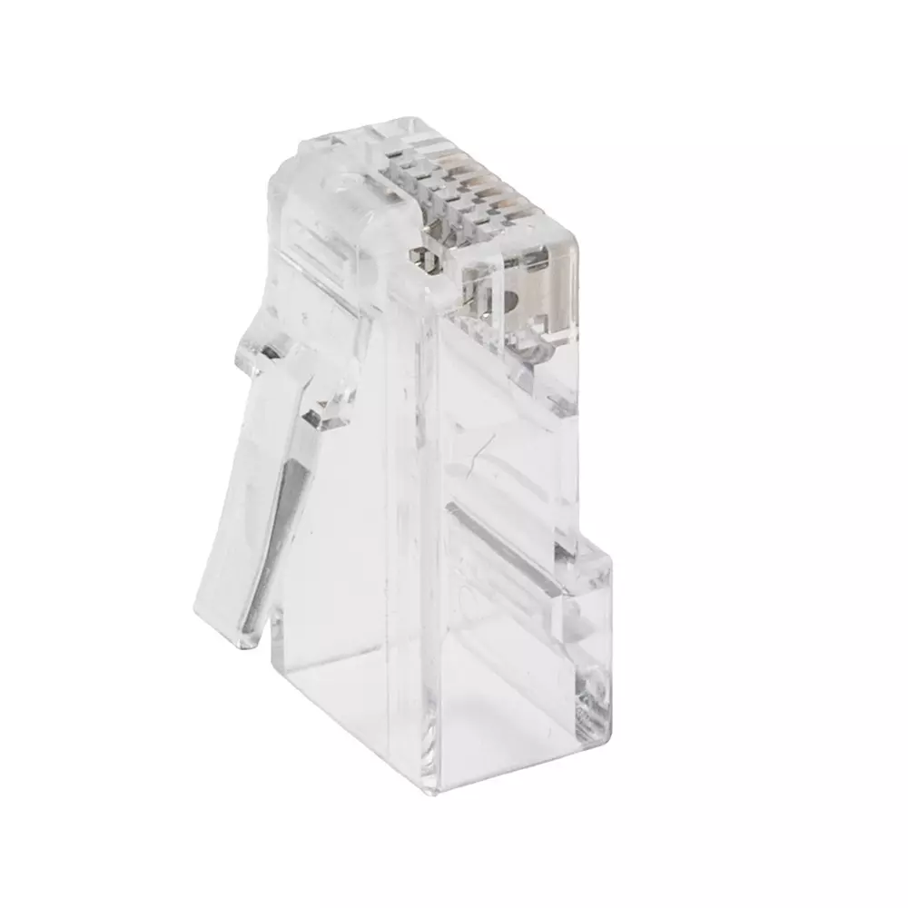 RS PRO RJ45 Connector Male Unshielded Straight Gold, 2662640 (Pack of 100 Pcs)