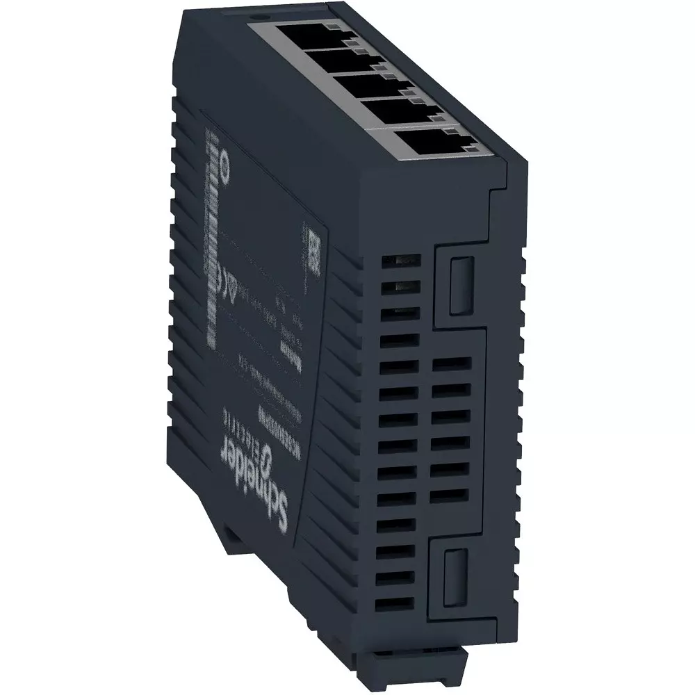 Schneider Electric Industrial Ethernet Switch 12 to 24 V DC (9.6 to 32 V DC) SELV, MCSESU053FN0