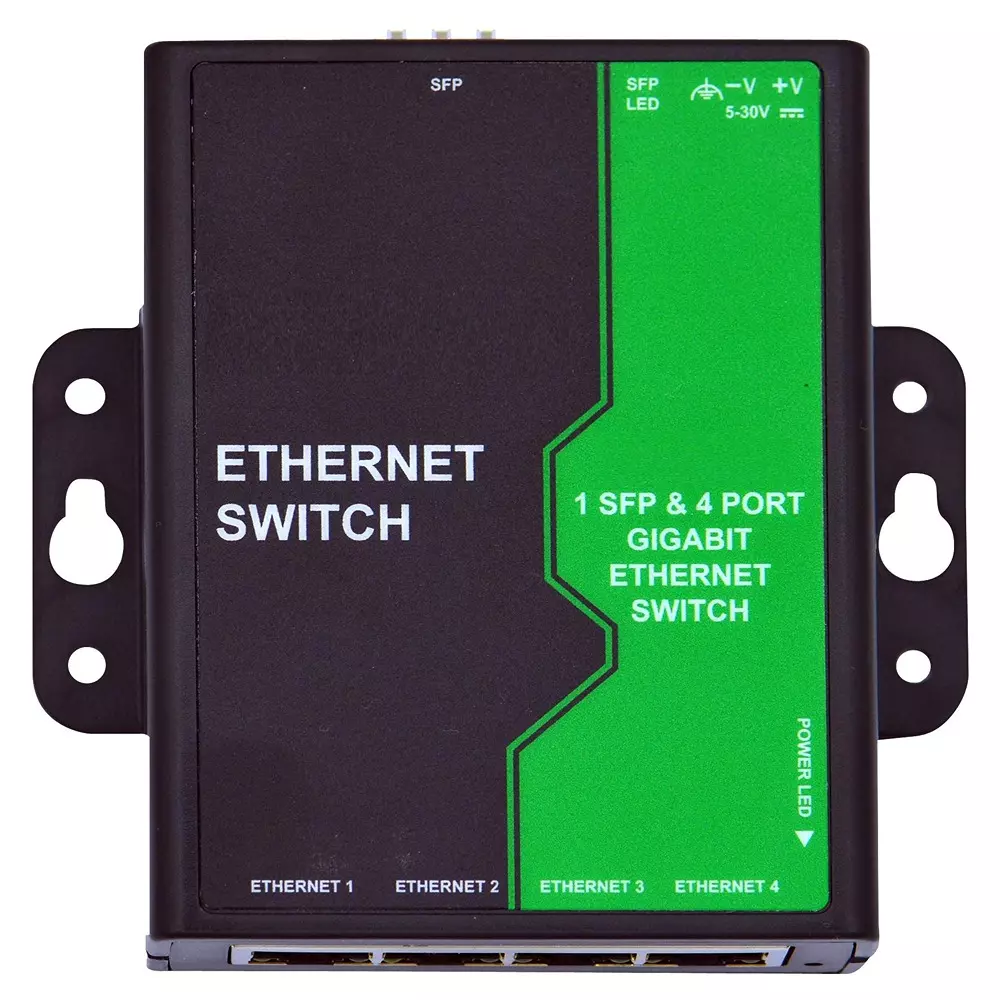 MULTICOMP PRO Enet Sw 5 Ports No. of Gigabit Ethernet Type RJ45x4, SFPx1 Port Types, MP-084