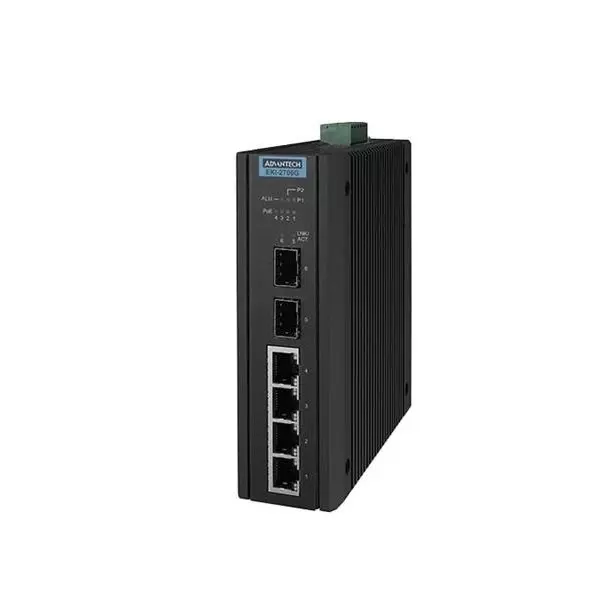 Advantech Unmanaged Ethernet Switch -40�C to +75�C, EKI-2710G-2FPI-A