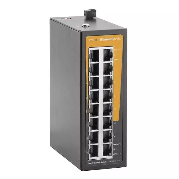 Weidmuller Unmanaged Ethernet Switch 170 mA Operating Supply Current, 2828580000