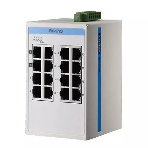 Advantech Unmanaged Ethernet Switch Ethernet Interface, EKI-5726I-AE
