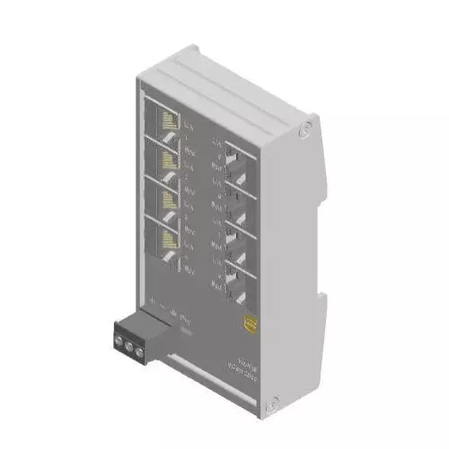 Harting Unmanaged Ethernet Switch 68 mA, 130 mA Operating Supply Current, 24024080000