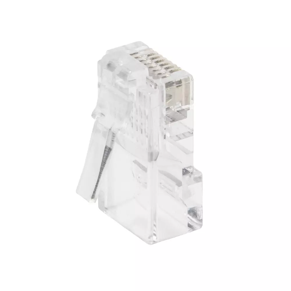 RS PRO RJ45 Connector Male Unshielded Straight Gold, 2662639 (Pack of 100 Pcs)