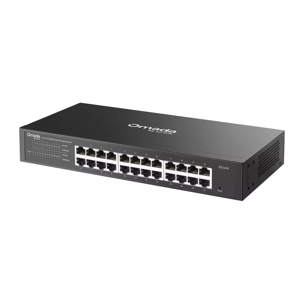 tp-link-managed-ethernet-switch-24-port-8-k-mac-address-4-mbit-packet-buffer-memory-48-gbps-switching-capacity-es224g