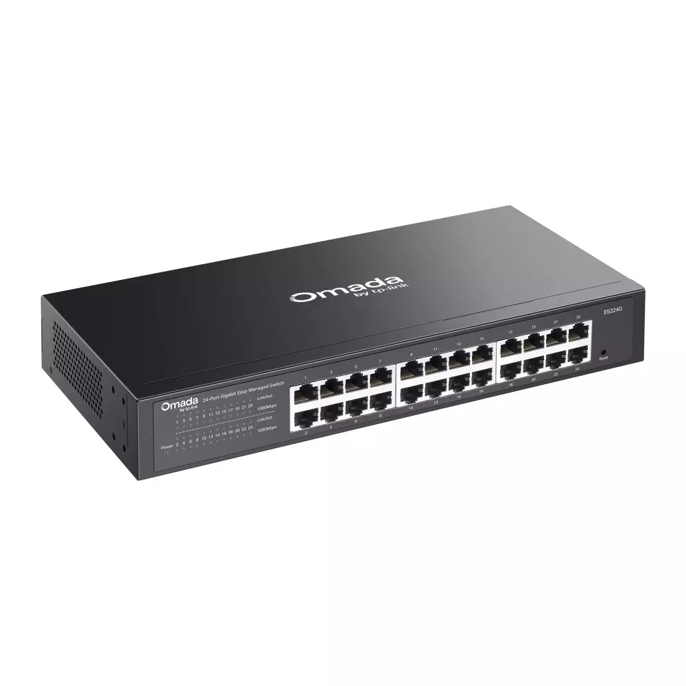tp-link-managed-ethernet-switch-24-port-8-k-mac-address-4-mbit-packet-buffer-memory-48-gbps-switching-capacity-es224g
