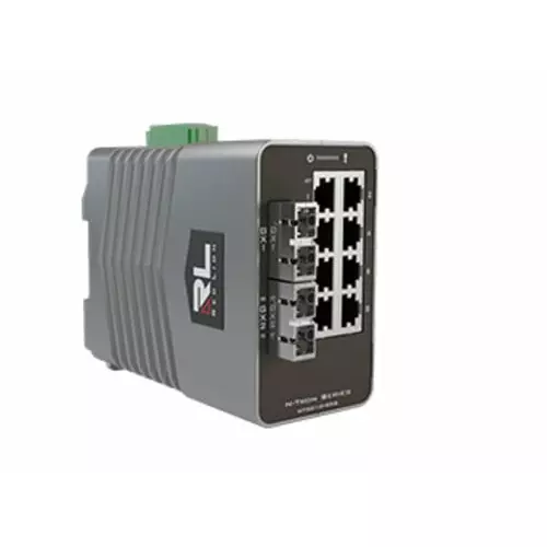 Red Lion Managed 10 Port Industrial Ethernet Switch, NT-5010-GX2-SC80