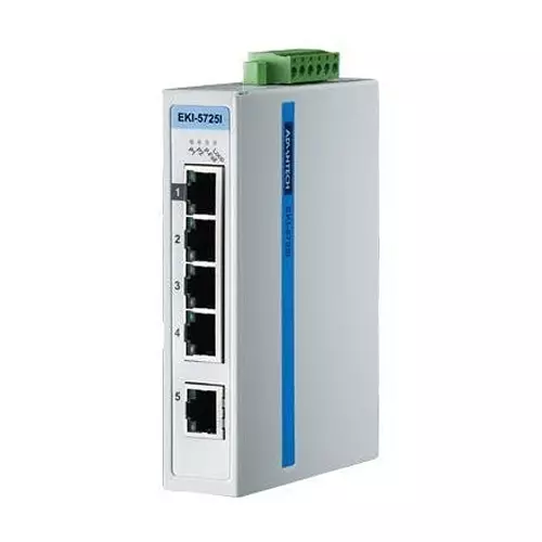 Advantech Unmanaged Ethernet Switch Ethernet Interface, EKI-5725I-AE
