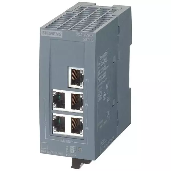 Siemens Unmanaged Ethernet Switch Ethernet Interface, 6GK50050GA101AB2