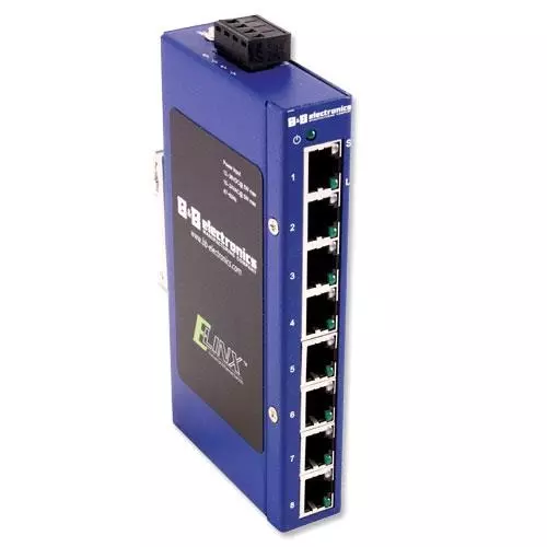 Advantech Unmanaged Ethernet Switch Ethernet Interface, BB-ESW108-A