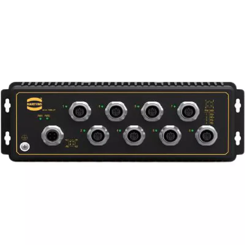 Harting Industrial Ethernet Switch 24 V AC/DC, 72302248007