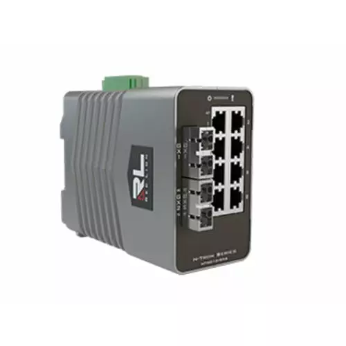 Red Lion Managed 10 Port Industrial Ethernet Switch, NT-5010-GX2-SC10